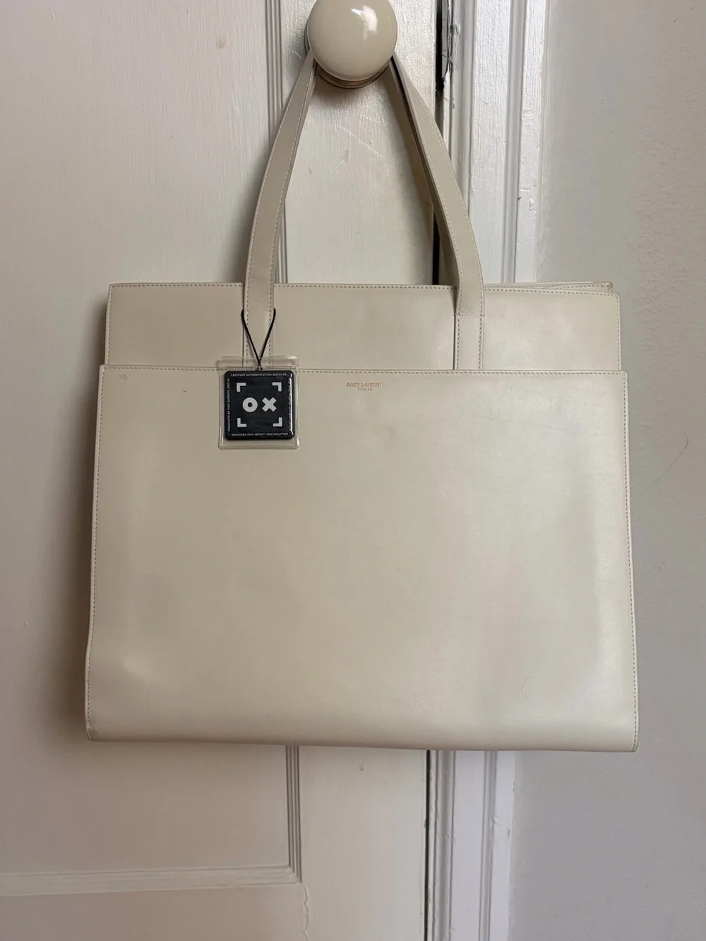 Saint Laurent Leather Tote